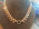 Fabulous Victorian Quality Solid Silver Book Collar Chain Necklace