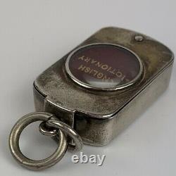 Fine Antique Solid Silver Cased Magnifier Miniature Dictionary Sampson Mordan Co