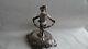 Fine Antique Victorian Repousse Sterling Silver Figural Cupid Candlestick