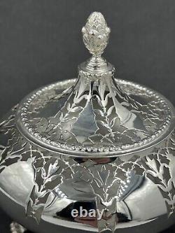Fine quality sterling silver pot pouri holder Birmingham 1912