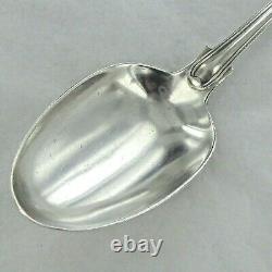 Good Antique Sterling Silver Kings Pattern Soup/serving Spoon London 1858