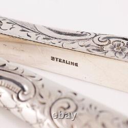 Gorham Victorian Solid Sterling Silver Glove Stretcher #407 Foliated 1880