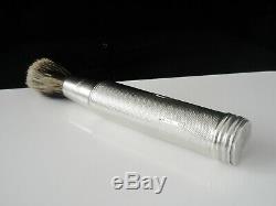 Immaculate Antique Silver Shaving Brush, London 1868, Thomas Whitehouse