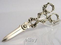 Irish Solid Silver Grape Shears Scissors Dublin 2001 Rare