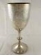 Large Antique Victorian Solid Sterling Silver Wine Goblet Chalice Cup 1891 344 G
