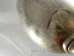 LARGE ANTIQUE VICTORIAN SOLID STERLING SILVER WINE GOBLET CHALICE CUP 1891 344 g