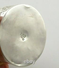 LOVELY VICTOTRIAN SOLID STERLING SILVER TEA CADDY CANISTER ATKIN BROS 1894 76g