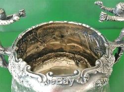 Large Antique Victorian Silver Teniers Bowl 1872