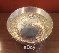 Large Edwardian solid silver bowl by Robert Pringle London 1901