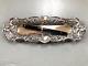 Large Hallmarked Antique Victorian Solid Sterling Silver Rococo Pen/trinket Tray