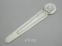 Large Queen Victoria Diamond Jubilee Commemorative Silver Bookmark 1896