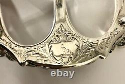 Large Victorian sterling silver toast rack London 1864