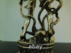 Lovely Detailed Vintage/antique Sterling Silver Chinese Warrior Figure