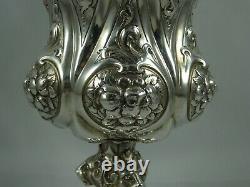 MAGNIFICENT, VICTORIAN silver WINE GOBLET, 1862, 421gm BARNARDS