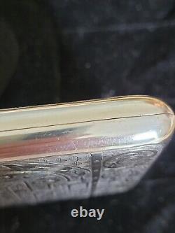 Magnificent Victorian Solid Silver Calling Card Case, By Deakin & Francis C1891