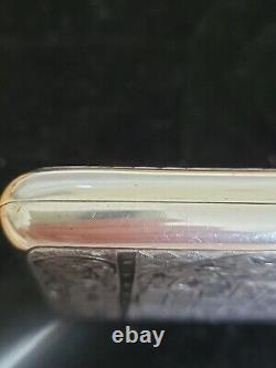 Magnificent Victorian Solid Silver Calling Card Case, By Deakin & Francis C1891