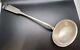 Mid 1800s Victorian Solid Silver Large Soup Ladle 12 Loth