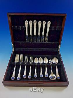 Modern Victorian by Lunt Sterling Silver Flatware Set for 6 Service 30 pieces