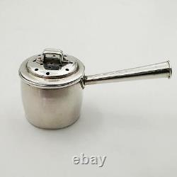 NOVELTY SAUCEPAN PEPPERPOT STERLING SILVER VICTORIAN 1895 Saunders & Shepherd