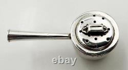 NOVELTY SAUCEPAN PEPPERPOT STERLING SILVER VICTORIAN 1895 Saunders & Shepherd