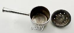 NOVELTY SAUCEPAN PEPPERPOT STERLING SILVER VICTORIAN 1895 Saunders & Shepherd