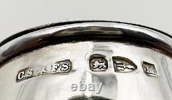 NOVELTY SAUCEPAN PEPPERPOT STERLING SILVER VICTORIAN 1895 Saunders & Shepherd