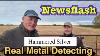 Newsflash Hammered Silver Real Metal Detecting