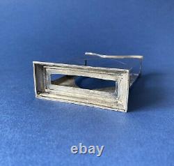 Novelty Solid Silver Playing Card Holder 1901 James Deakin & Sons Chester