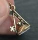 Novelty Victorian 9ct Gold Key To My Heart Pocket Watch Fob Seal Pendant T0482