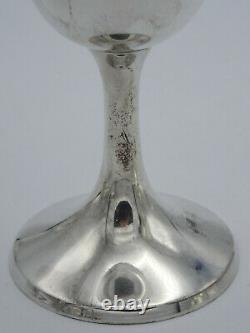 PAIR ANTIQUE c. 1914 MANCHESTER SILVER Co STERLING GOBLET CUP CHALICE 822 6.5