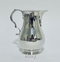 Quality Antique Victorian Solid Sterling Silver Milk or Cream Jug 1899