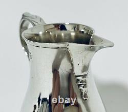Quality Antique Victorian Solid Sterling Silver Milk or Cream Jug 1899