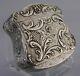 Rare French Solid Silver Mechanical Snuff Box C1900 Antique Push Button