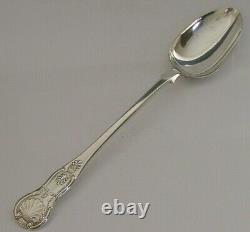 RARE SCOTTISH VICTORIAN SOLID STERLING SILVER BASTING SPOON 1868 ANTIQUE 105g
