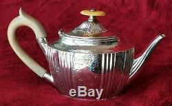 RARE Superb Victorian Sterling Silver Bachelor/Demitasse Teapot, 267g / 9.44oz