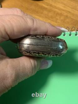 RUSSIAN STERLING SILVER GILDED NIELLO SNUFF BOX, 1890's MOSCOW