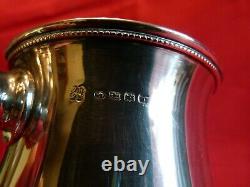 Rare 1882 Exeter Solid Silver 1 & 1/4 Pint Tankard By Josiah Williams. Lovely