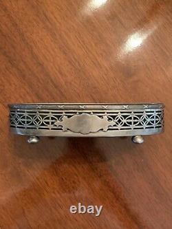 Rare Antique Victorian Sterling Silver Ring Tray