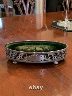 Rare Antique Victorian Sterling Silver Ring Tray