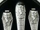 Rare Egyptian Revival 3 Piece Silver Cutlery Christening Set Cased 1873 Pharaoh