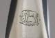 Rare Elephant Crest Sterling Silver Alexander Family Marrow Scoop Antique 1878