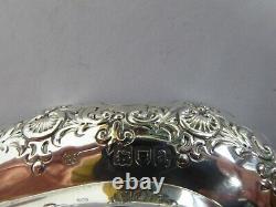 Rare Solid Silver Victorian Sweet Dish 1896