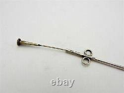 Rare VICTORIAN SILVER MEDICAL CATHETER Arnold & Sons, London 1880 by C Cheshire
