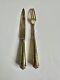 Rare Victorian 1840s Sterling Silver Bohemian Garnet Cutlery