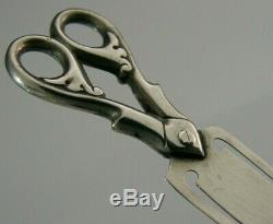 Rare Victorian Sterling Silver Scissor Bookmark 1887 Chester Antique Sewing