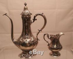 Reed & Barton Sterling Coffee Pot & Creamer, Possibly  Francis I