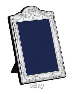 SOLID SILVER PHOTOGRAPH FRAME (Swag & Bow) 10 X 8 by Carr's
