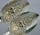 Stunning Set Of Victorian Sterling Silver Serving Berry Spoons 1885 Antique 118g