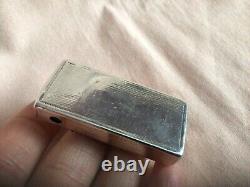 Scottish Solid Silver Rare Victorian Vesta/cheroot Case Date 1881 Edinburgh Used