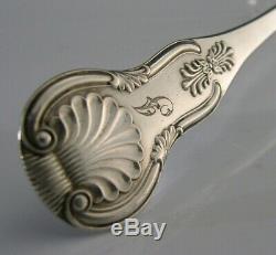 Scottish Victorian Solid Sterling Silver Kings Pattern Basting Spoon 1858